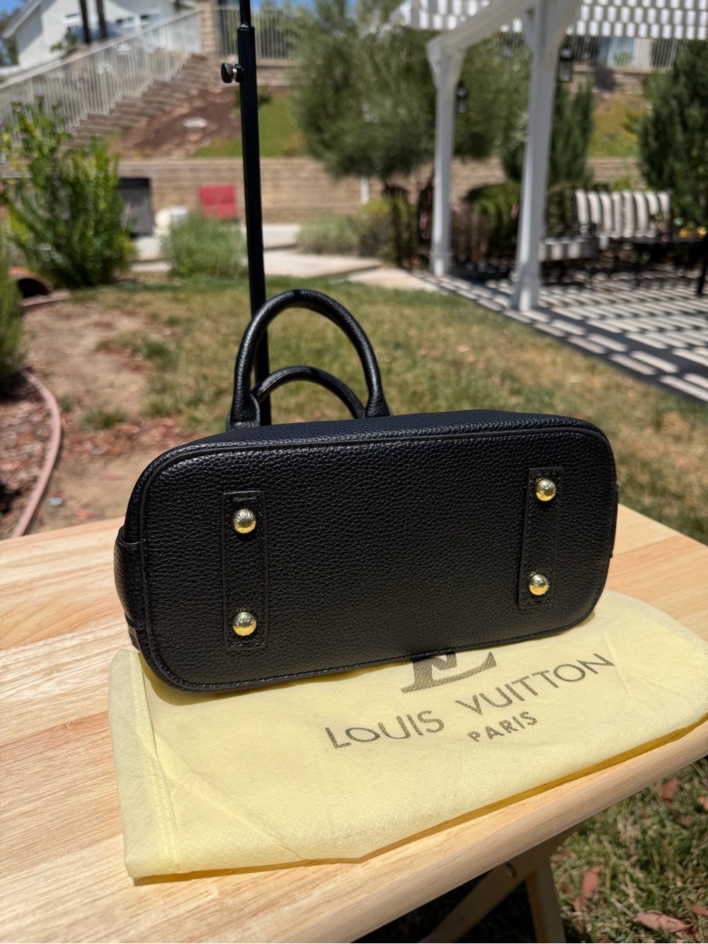 ✨COMING SOON✨ New LV Print Alma Empreinte BB Black Gold Embossed Monogram Bag - Picture 12 of 15